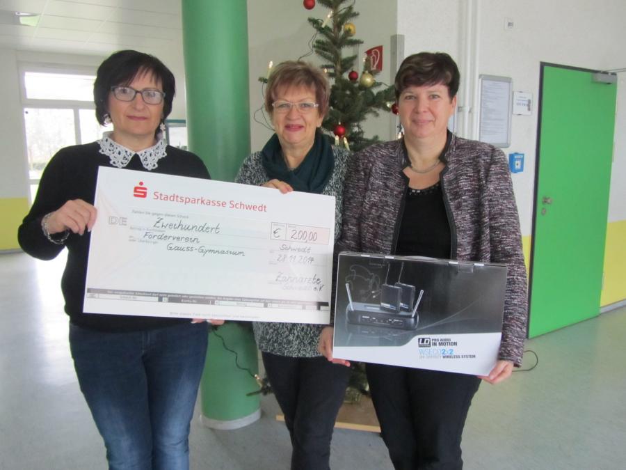 Spende an Föderverein Gauss-Gymnasium